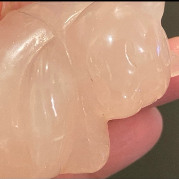 Beautiful Chinese Rose Pink Jade Cats Figurine Set - Picture 6 of 12